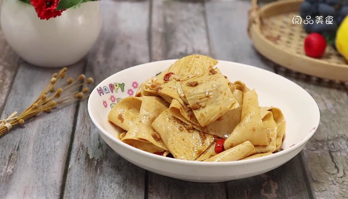 凉拌油豆皮的做法 凉拌油豆皮怎么做好吃