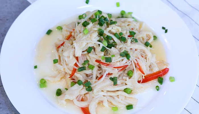 金针菇炒鸡丝的做法 金针菇炒鸡丝怎么做
