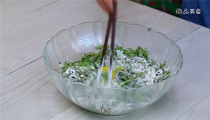 素炸茼蒿丸子的做法 素炸茼蒿丸子怎么做