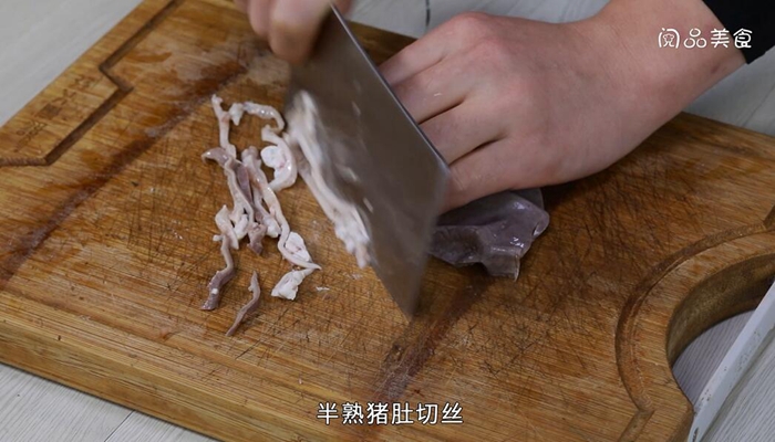猪肚炒韭黄的做法 猪肚炒韭黄怎么做