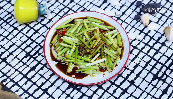 凉拌蒜苔的家常做法 凉拌蒜苔怎么做