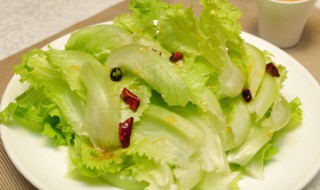 呛生菜的家常做法 怎样做呛生菜