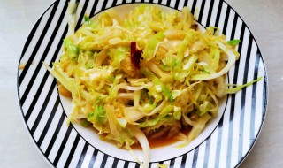 炝甘蓝的家常做法（炝甘蓝的家常做法大全）