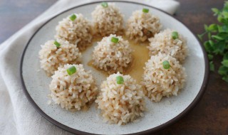 珍珠肉丸子的家常做法 珍珠肉丸子的家常做法照片