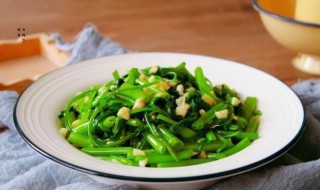 清炒空心菜的家常做法（清炒空心菜窍门）