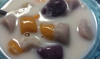 椰汁西米芋圆的简单做法 椰汁西米芋圆的简单做法视频