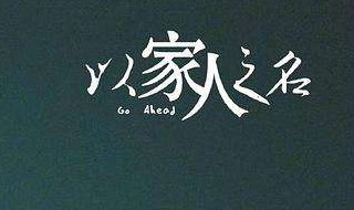 以家人之名这个电视剧是谁主演的 以家人之名电视剧百度百科
