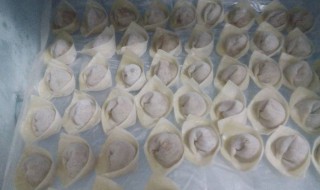 馄饨放冰箱怎么储存（馄饨怎么放冰箱保存）