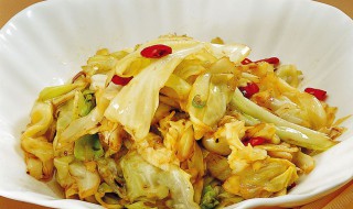 炝炒圆白菜 炝炒圆白菜图片