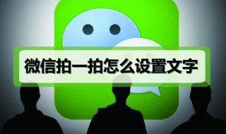 拍一拍设置（拍一拍设置幽默文字）