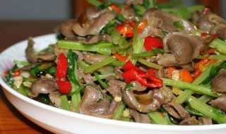 芹菜炒鸡胗（芹菜炒鸡胗怎么炒又嫩好吃）