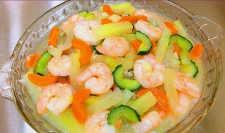 冬瓜炒虾仁（冬瓜炒虾仁图片）