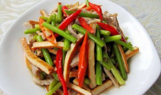 香干炒肉丝 香干炒肉丝的家常做法