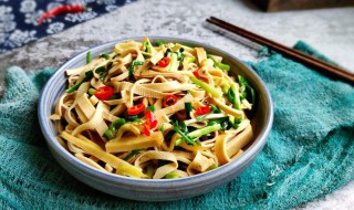 豆腐皮怎么炒 豆腐皮怎么炒嫩
