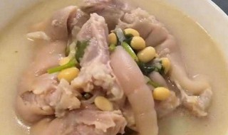 黄豆海带炖猪蹄 黄豆海带炖猪蹄过夜能吃吗