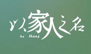 以家人之名电视剧介绍 以家人之名电视剧情介绍