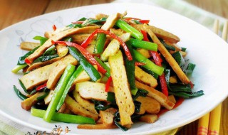青椒炒香干（青椒炒香干肉丝的家常做法）