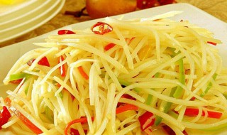 酸辣土豆丝的做法步骤（酸辣土豆丝的做法怎么做好吃）