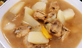 酸萝卜排骨汤（酸萝卜排骨汤可以放什么进去煮）