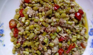 酸豆角炒肉的做法（肉炒酸豆角的家常做法）