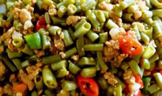 酸豇豆肉末 酸豇豆肉末怎么做