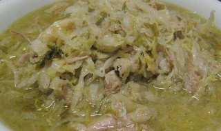 炖酸菜的家常做法 猪肉炖酸菜的家常做法