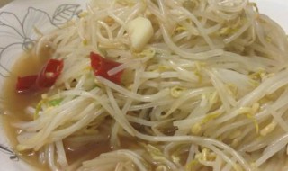 酸辣绿豆芽的做法 酸辣绿豆芽的做法窍门