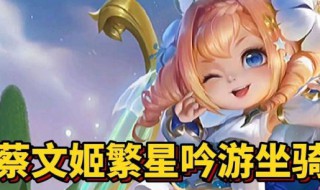 蔡文姬繁星吟游怎么玩（蔡文姬的繁星游）