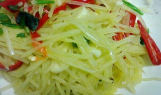 酸辣粉土豆丝的做法（酸辣粉土豆丝的做法窍门）