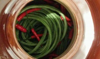 怎么做酸豆角最简单的 最简单的酸豆角做法