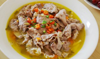 正宗酸汤牛肉的做法 正宗酸汤牛肉的做法大全