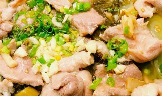 水煮酸菜肉片的做法 水煮酸菜肉片的做法窍门