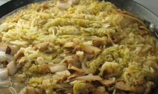 五花肉炖酸菜的做法 五花肉炖酸菜的做法百度