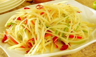 正宗酸辣土豆丝 正宗酸辣土豆丝的做法视频