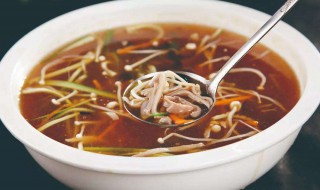 正宗酸辣肚丝汤（正宗酸辣肚丝汤图片）