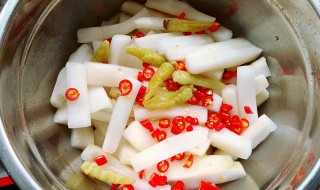 制作酸萝卜小技巧 快速制作酸萝卜的办法方法
