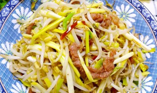 韭黄肉丝的家常做法 韭黄肉丝的家常做法炒几分钟