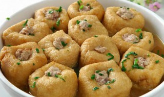 豆泡塞肉的家常做法 豆腐泡塞肉的家常做法