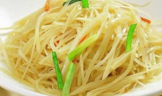 家常炒土豆丝的做法 家常炒土豆丝的做法图解