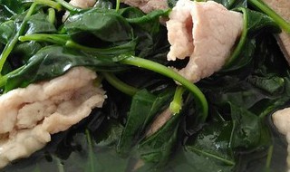 枸杞叶瘦肉汤的做法 猪肝枸杞叶瘦肉汤的做法