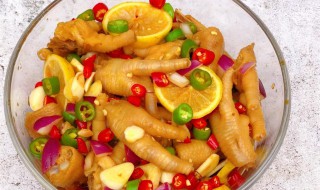 柠檬鸡爪要切开吗（柠檬鸡爪要切开吗）