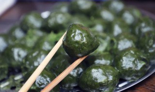 艾香青团的做法 艾草青团制作过程