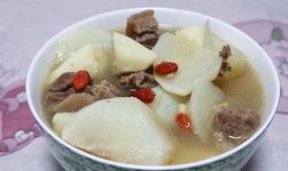白萝卜羊肉汤的做法 自制白萝卜羊肉汤的做法