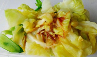 腌莲花白的做法 腌莲花白怎么做好吃
