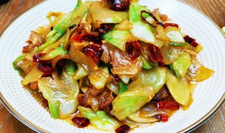 儿菜炒肉片的做法 儿菜炒肉图片