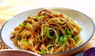 茭白肉丝凉面的做法 茭白肉丝凉面的做法大全
