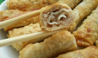 馄饨皮做春卷的做法 用馄饨皮做春卷