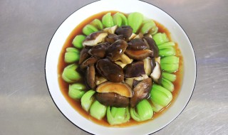 花菇油菜的做法 花菇油菜的做法大全