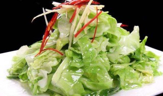 凉拌甘蓝苦苣菜的做法 如何凉拌苦苣和甘蓝