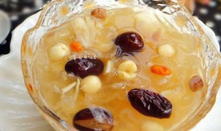 银耳莲子红枣汤 银耳莲子红枣汤怎么熬才能粘稠